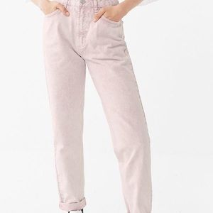 BDG Light Pink Straight Leg Jeans from UO